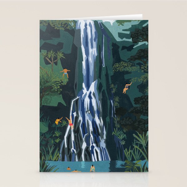 Waterfall stop Stationery Card Gallery Image 2