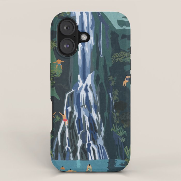Waterfall stop iPhone Case Gallery Image 1