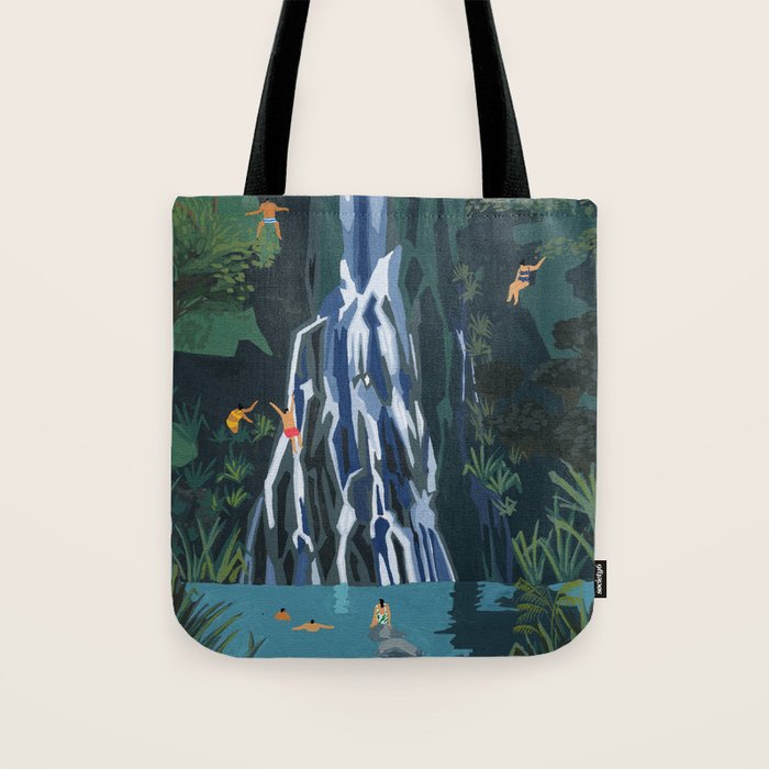 Waterfall stop Tote Bag Gallery Image 1