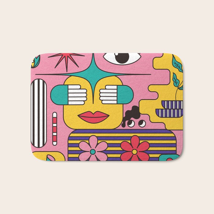 Happy Guess Bath Mat Gallery Image 1