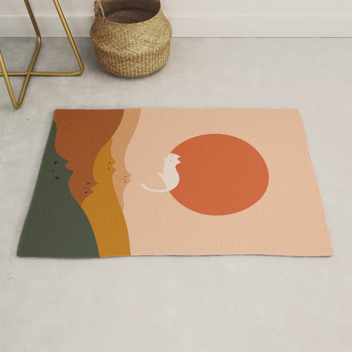 Cat Landscape 127: A Big Hole Rug Gallery Image 1
