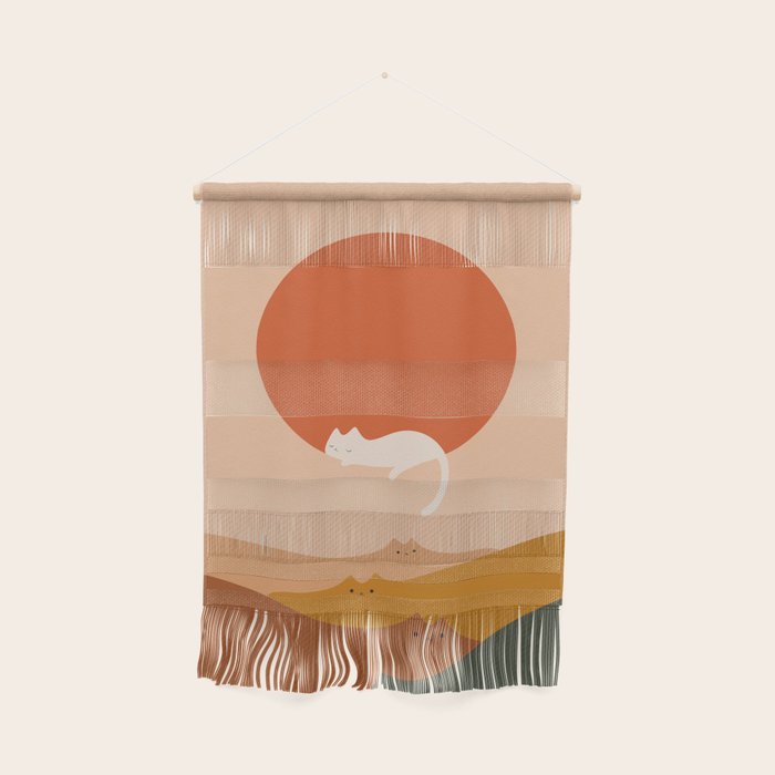 Cat Landscape 127: A Big Hole Wall Hanging Gallery Image 1