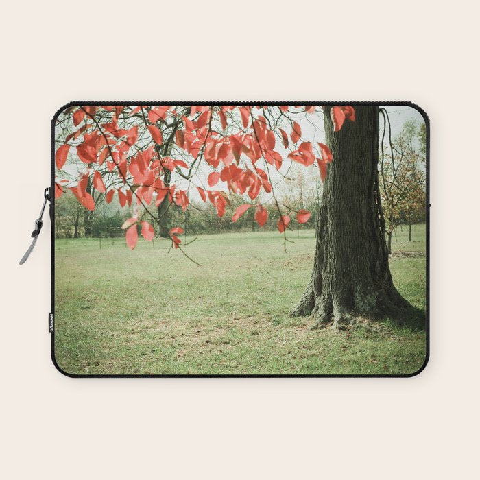 Autumn Red Laptop Sleeve Gallery Image 1