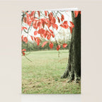Autumn Red Stationery Card Gallery Image 2