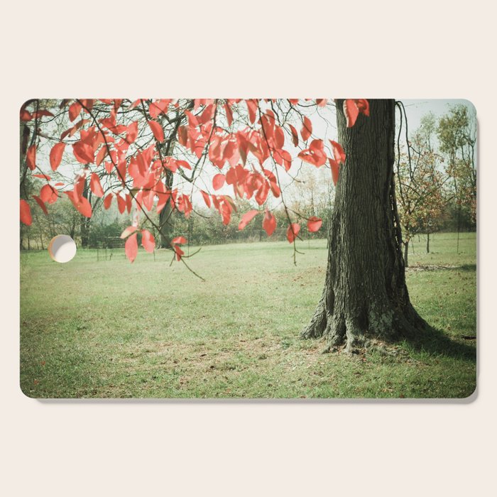 Autumn Red Cutting Board Gallery Image 1