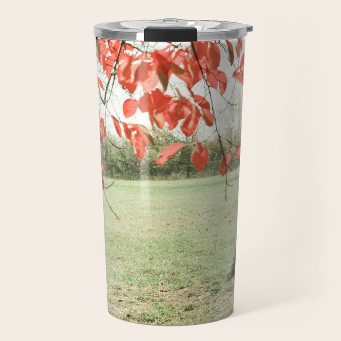 Autumn Red Travel Mug Gallery Image 1