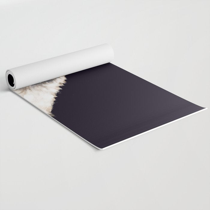 Sneaky Llama in Black Yoga Mat Gallery Image 2