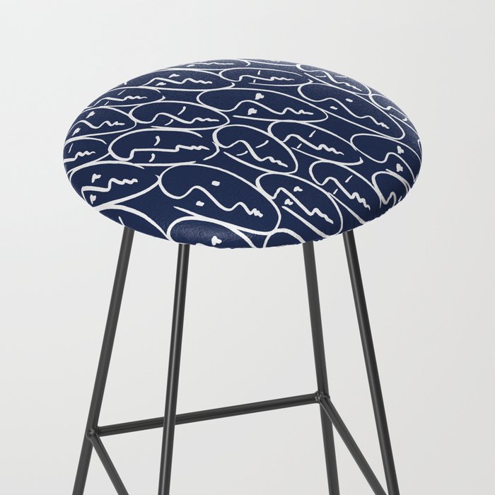 faces (navy) Stool Gallery Image 2