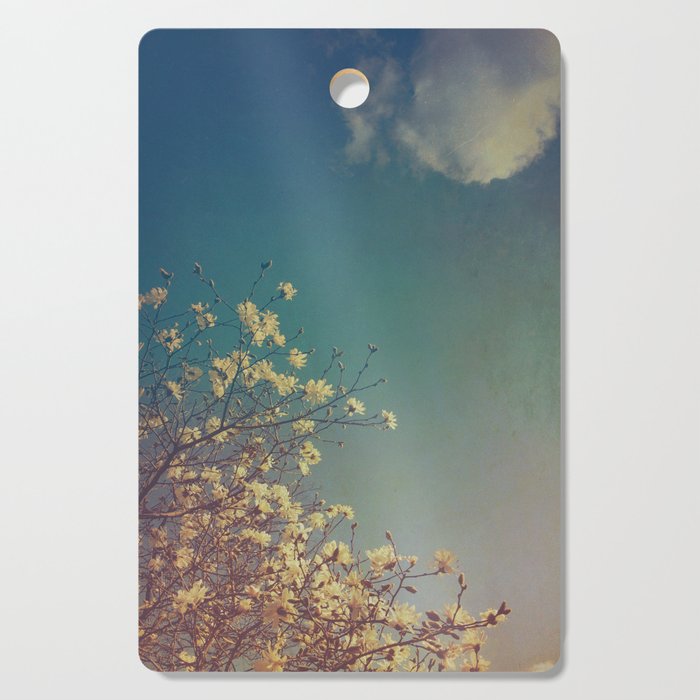Head in the Clouds - minimal cottage core nature photo Cutting Board Gallery Image 1