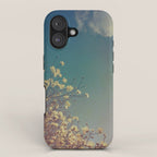 Head in the Clouds - minimal cottage core nature photo iPhone Case Gallery Image 1