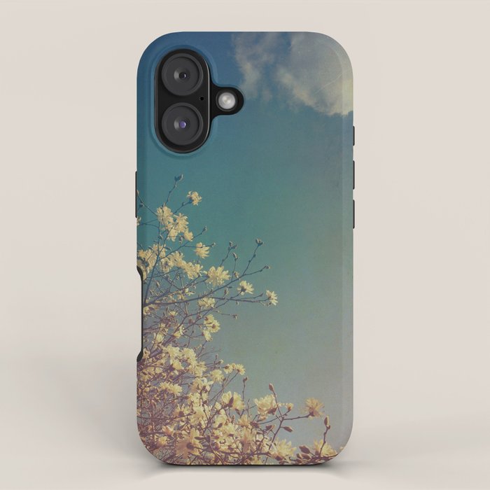 Head in the Clouds - minimal cottage core nature photo iPhone Case Gallery Image 1
