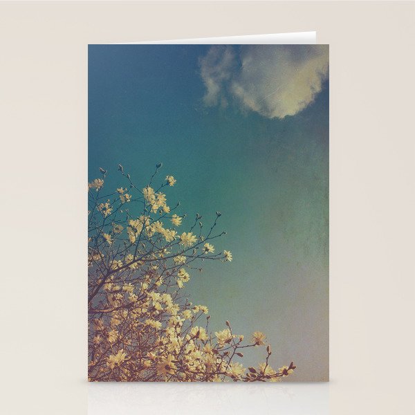 Head in the Clouds - minimal cottage core nature photo Stationery Card Gallery Image 1