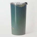 Head in the Clouds - minimal cottage core nature photo Travel Mug Gallery Image 2