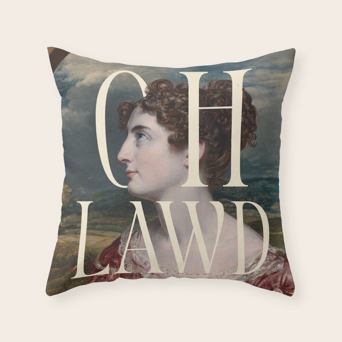 Oh Lawd Throw Pillow Gallery Image 1