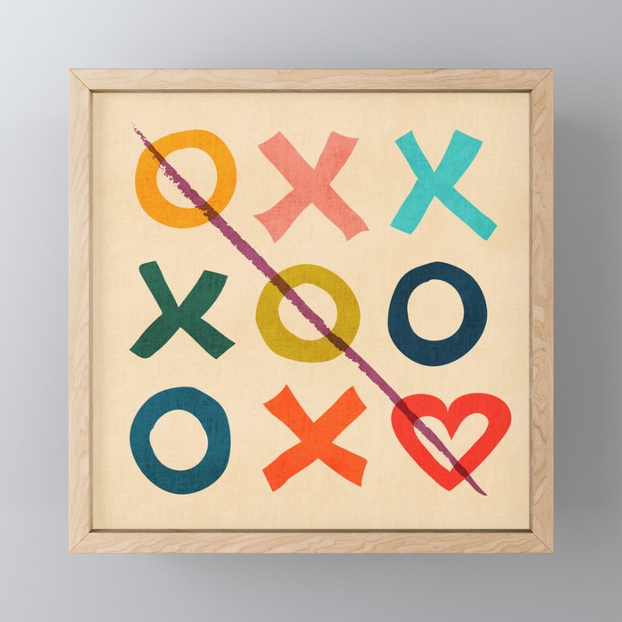 xoxo Love Mini Art Print Gallery Image 1