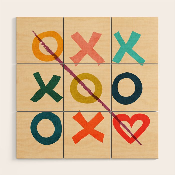 xoxo Love Wood Wall Art Gallery Image 1