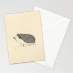 Monochrome Hedgehog Stationery Card Gallery Image 2