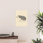 Monochrome Hedgehog Poster Gallery Image 2