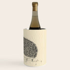 Monochrome Hedgehog Wine Chiller Gallery Image 3