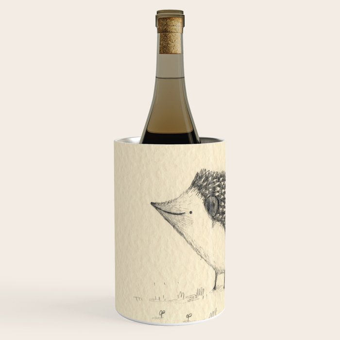 Monochrome Hedgehog Wine Chiller Gallery Image 2
