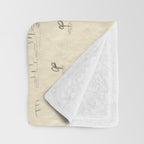 Monochrome Hedgehog Throw Blanket Gallery Image 3