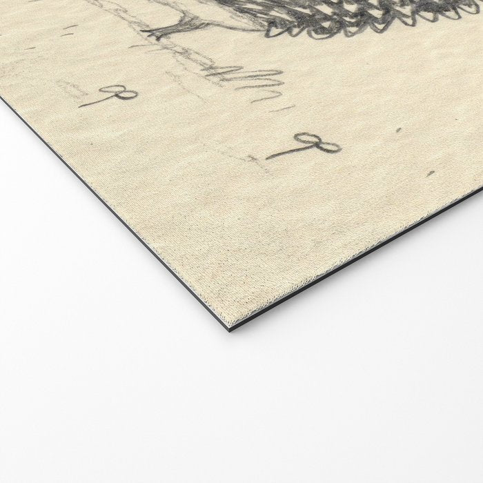 Monochrome Hedgehog Welcome Mat Gallery Image 2