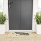 Monochrome Hedgehog Welcome Mat Gallery Image 3
