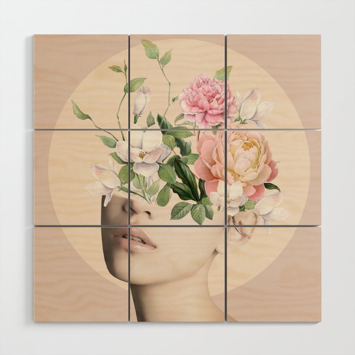 Floral beauty 5 Wood Wall Art Gallery Image 1