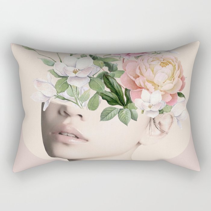 Floral beauty 5 Rectangular Pillow Gallery Image 1
