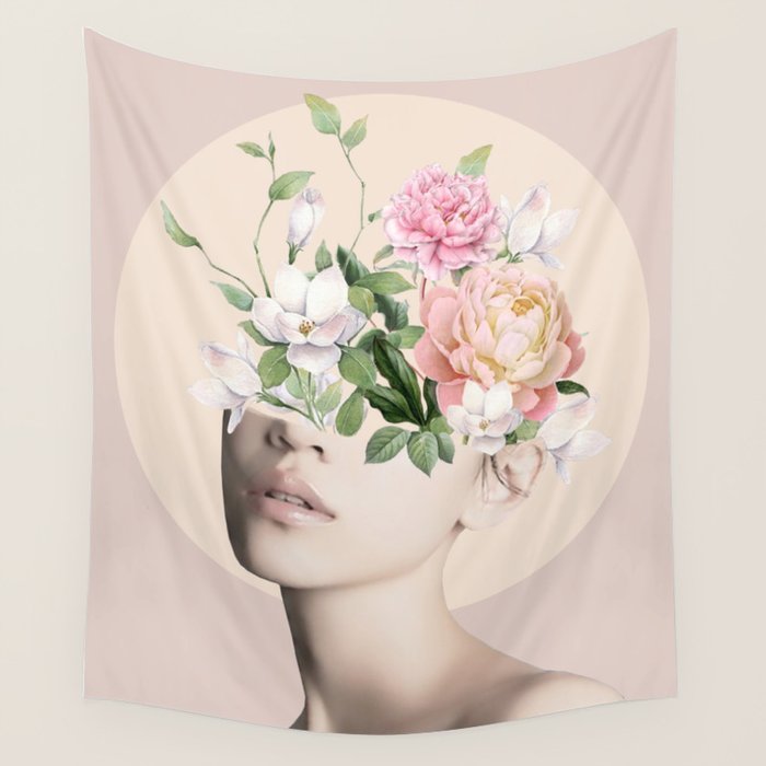 Floral beauty 5 Wall Tapestry Gallery Image 4
