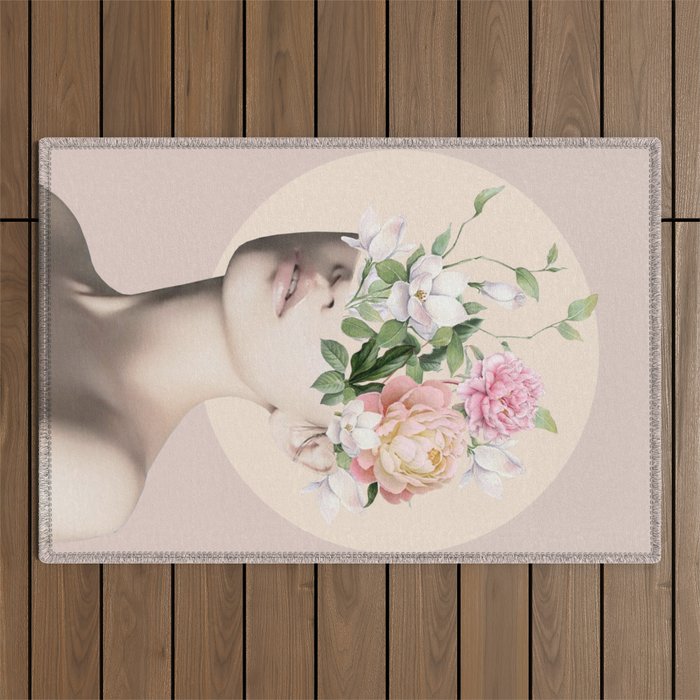 Floral beauty 5 Outdoor Rug Gallery Image 1