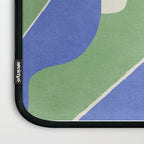 Color Block Abstract Leaf - Blue Green Laptop Sleeve Gallery Image 3