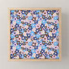 Amour blue Mini Art Print Gallery Image 1