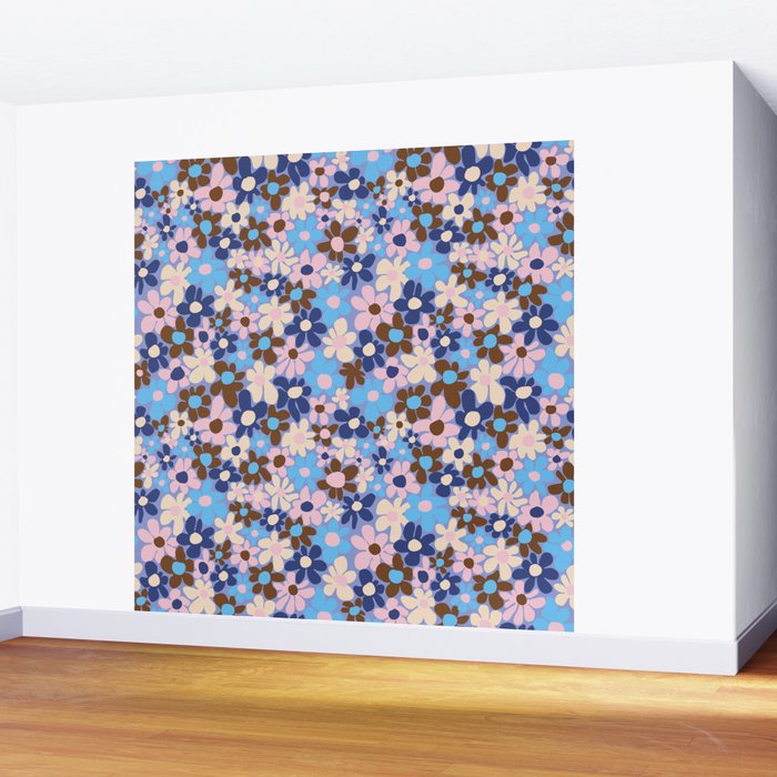 Amour blue Wall Mural Gallery Image 2
