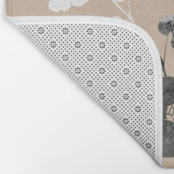 Minimalist Botanica Bath Mat Gallery Image 2