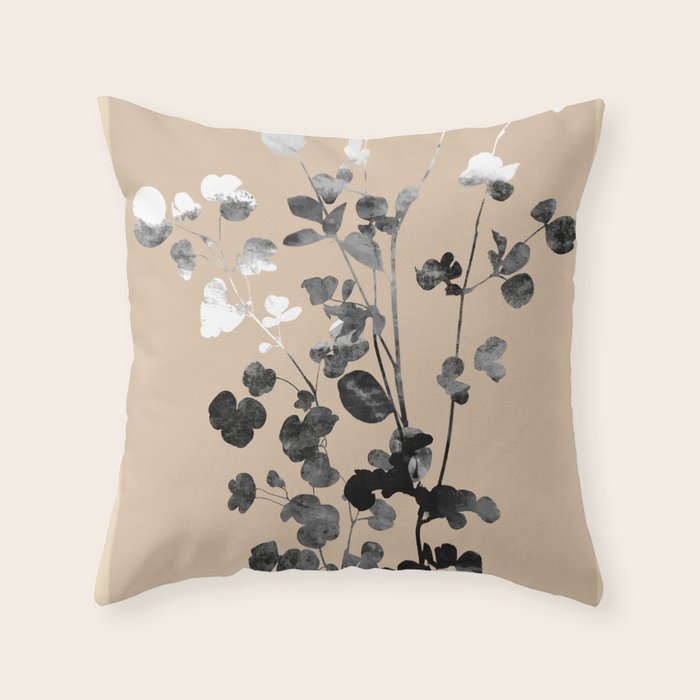 Minimalist Botanica Throw Pillow Gallery Image 6