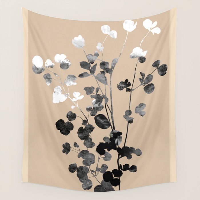 Minimalist Botanica Wall Tapestry Gallery Image 4