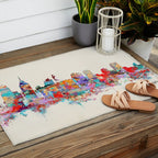 Philadelphia Pennsylvania skyline Outdoor Rug Gallery Image 2
