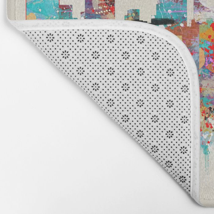 Philadelphia Pennsylvania skyline Bath Mat Gallery Image 2