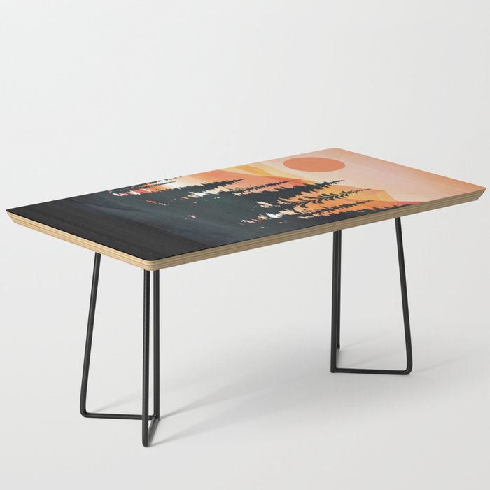 Pine Forest Sunset 2 Coffee Table Gallery Image 1