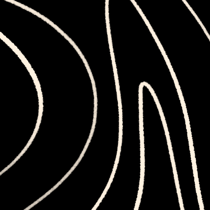 Minimalist Topographical Abstract in Black and Almond Cream Coffee Mug Gallery Image 2