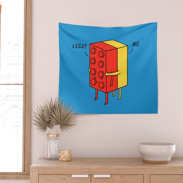 Le go! No Wall Tapestry Gallery Image 2
