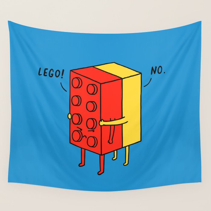 Le go! No Wall Tapestry Gallery Image 1