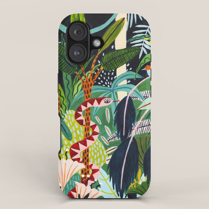 The Jungle at Midnight iPhone Case Gallery Image 1