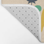 Elephant with giant flower Bath Mat Gallery Image 2