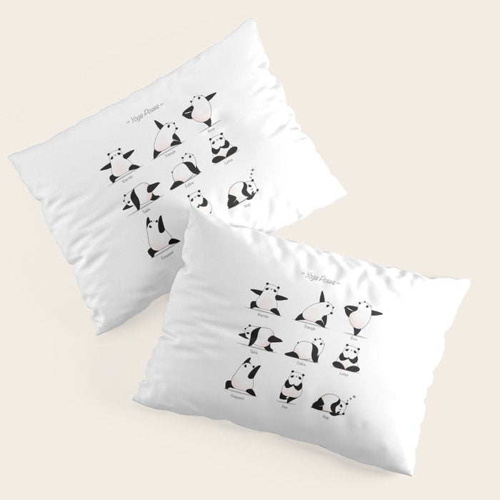 Yoga Panda II Pillow Sham Gallery Image 3