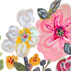 Watercolor Floral Bouquet  Soft  Romantic Art by Karen Fields Coffee Mug Gallery Image 2