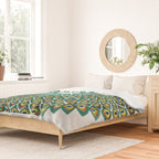 Peacock Mandala Duvet Cover Gallery Image 2