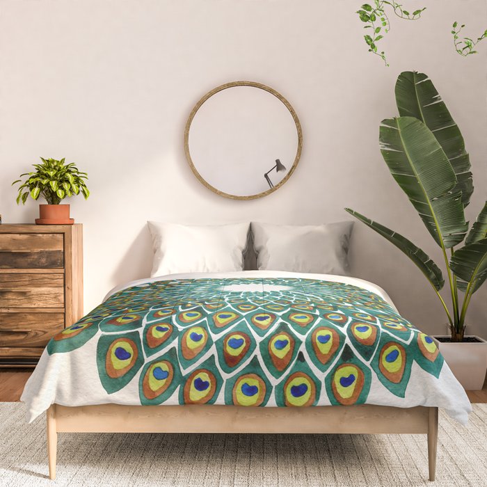 Peacock Mandala Comforter Gallery Image 3