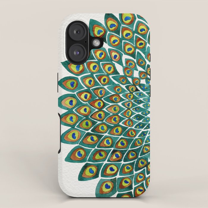Peacock Mandala iPhone Case Gallery Image 1